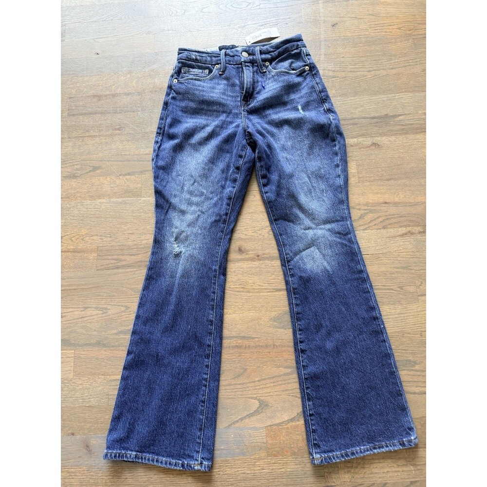 Good American Petite Bootcut Jeans (Size 25/0)